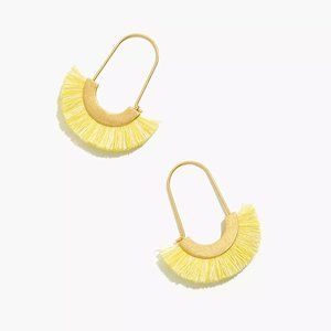 Arc Wire Fringe Earrings